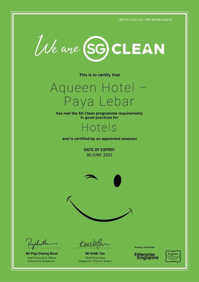 Aqueen Hotel Paya Lebar Singapur Dış mekan fotoğraf